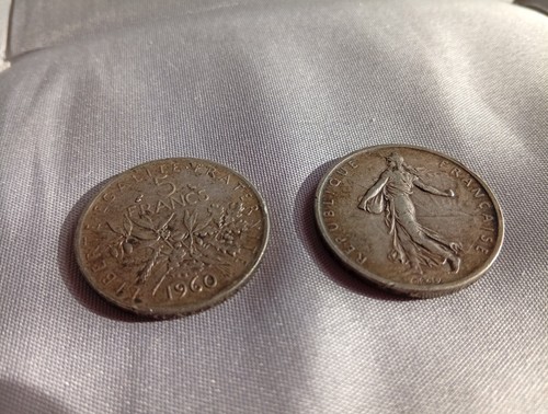 Pièce argent francs - francs, semeuse