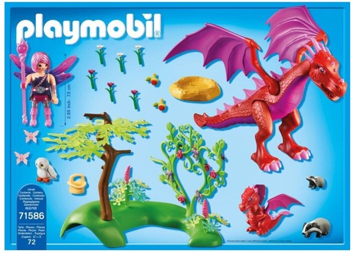 Playmobil fairies maman dragon - fairies,