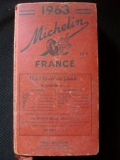 Guide rouge MICHELIN année 1963