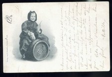 STUTTGART  ENFANT ET TONNEAU