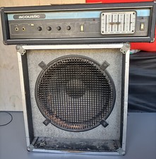 Tête d'ampli basse "ACOUSTIC MODEL 220" + caisson avec membrane CELESTION