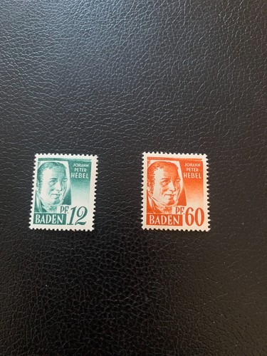 Timbres allemagne baden - allemagne,