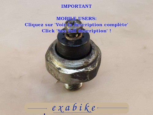 Contacteur pression huile - contacteur, de