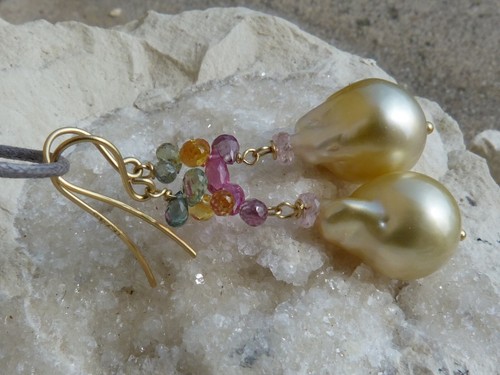 Boucles oreilles 18 ct - d'oreilles,, or