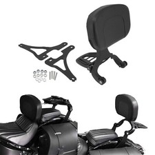 Noir Réglable Passager Conducteur Dossier Sissy bar Siège Pour Sportster XL 883