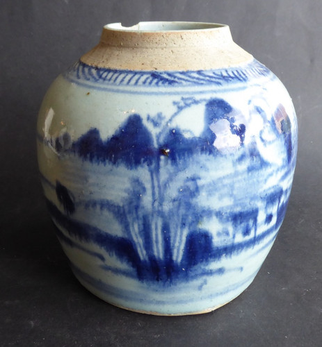 Pot gingembre chine - chine, bleu