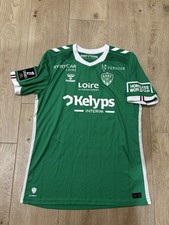 Maillot De Foot Porte Joueur Matchworn Asse Saint Etienne Stassin