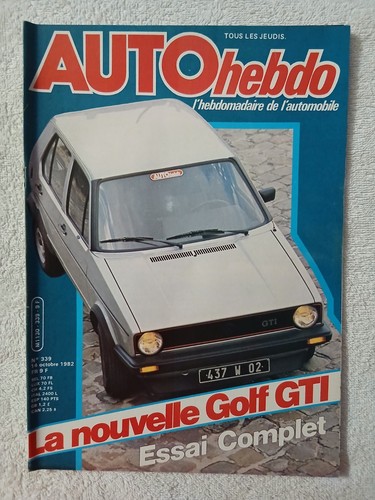 Auto hebdo 339 10 - auto, 14/10/1982