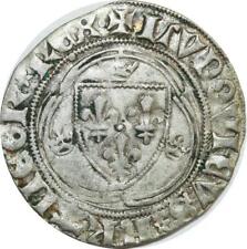 O7409 Rare Louis XI petit blanc à la couronne Paris -> Faire ofre