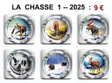 CAPSULES de CHAMPAGNE  Génériques  La Chasse  1 - 2025