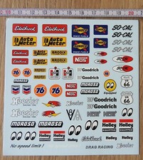 DECAL 1/43 , 1/24 MARQUES USA