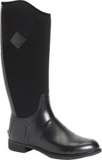 Muck Boot Women’s Derby Tall - bottes d'équitation hautes, noires EU 37 