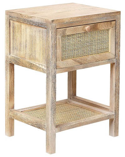 Table nuit bois clair en - table,