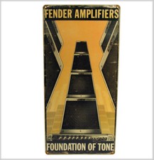 Plaque FENDER guitare AMP