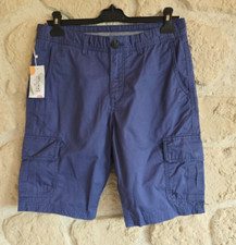 Short cargo bleu marque Sauvage Poésie (tro)