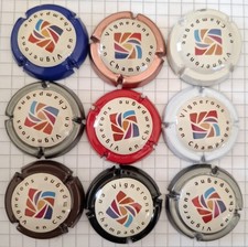 9 capsules de champagne