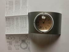 Montre de bureau Vintage boule verre horloge à quartz comme neuve pile offerte