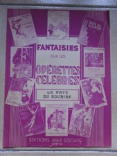 PARTITION FANTAISIES SUR LES
