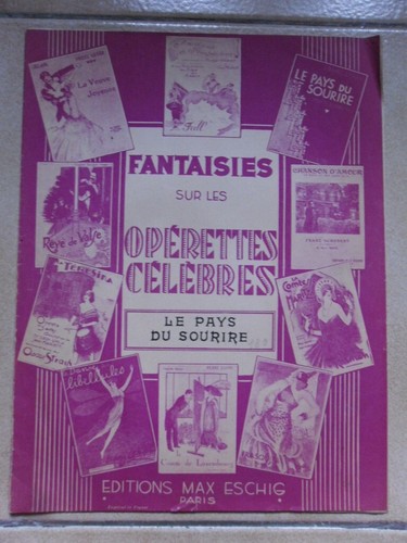 Partition fantaisies sur les - fantaisies,