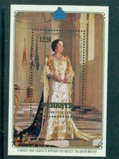 PENRHYN Island 1980  Minisheet   80th Anniversary Birth Queen Elizabeth QE2  MNH