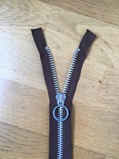 Fermeture éclair zip métal 80cm
