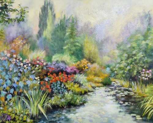 Jardin peintre peinture - du, peintre,