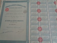 Action - titre COMPAGNIE DES