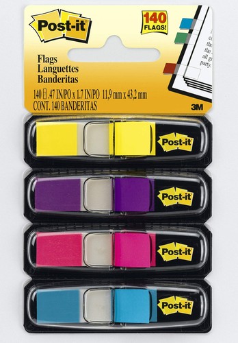 Post marque pages étroits - post-it, marque-pages