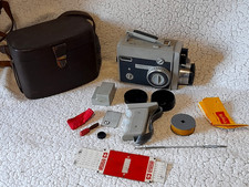 ancienne caméra 8mm Eumig C5 accessoires film 7,50 m et sacoche origine