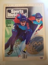 Dan Jansen Signed 94 Gold Sports Illustrated 
