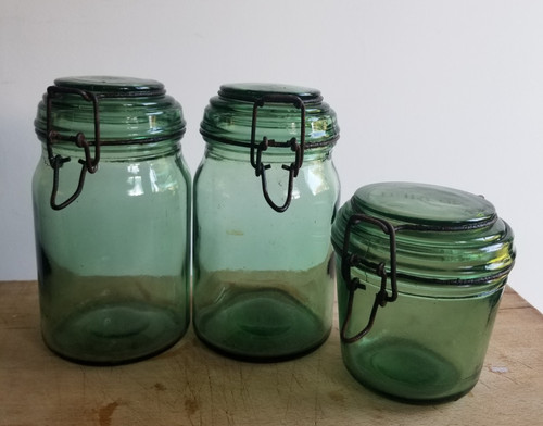 Lot anciens bocaux pour - b-, 3