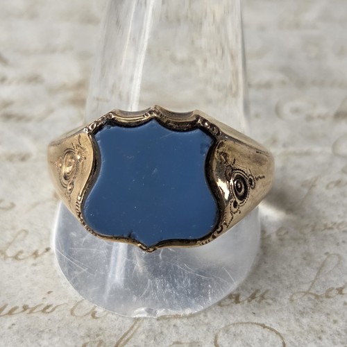 Bague chevalière plaqué - plaqué, or
