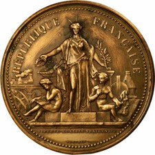 [#712564] France, Médaille, Exposition Scolaire de Saint-Omer, 1884, Bescher, MS(63