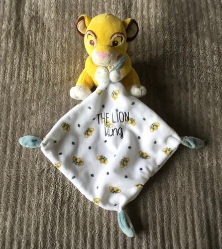 Doudou roi lion blanc - doudou, bleu