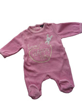J15 Vêtement occasion BB Fille Pyjama KIABI 1 Mois/52-55 cm