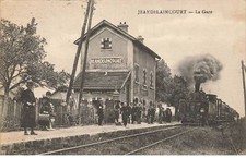 54 JEANDELAINCOURT #FG57335 LA GARE TRAIN LOCOMOTIVE