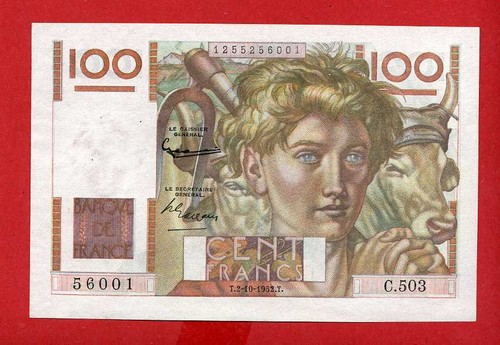 100 francs jeune - (ref:,