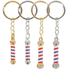  4 Pcs Accessoires De Salon Coiffure Chaînes Portefeuille Pour Hommes
