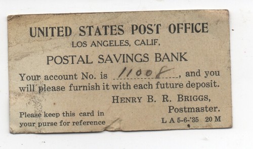 1935 post office postal - 1935, us