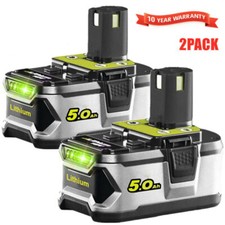 2X 5,0AH Pour Ryobi Batterie