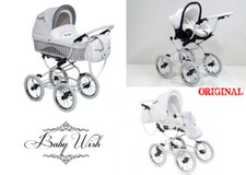 Scarlett Osier ,Landau Baby Fashion 3in1 Nacelle+Poussette +Siège Voiture
