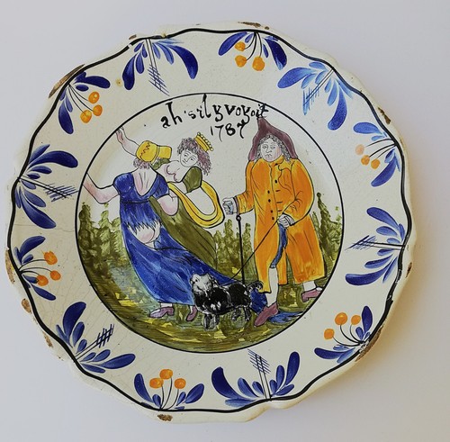 Nevers assiette parlante - , en