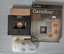 Support TV mural Fixe noir 10'' à 24'' Acier inoxydable pour 25 kg maximum.