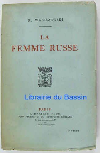 Femme russe waliszewski - la,