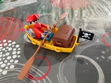 PLAYMOBIL PIRATE ET BARQUE - vintage - 3570 - divers accessoires