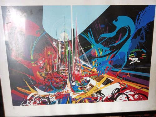 Lithographie raymond moretti - lithographie,
