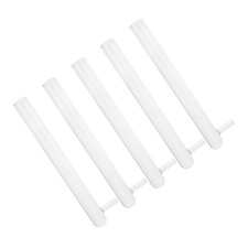  5 Pcs Eprouvette Verre Fournitures De Laboratoire Tube En Transparent
