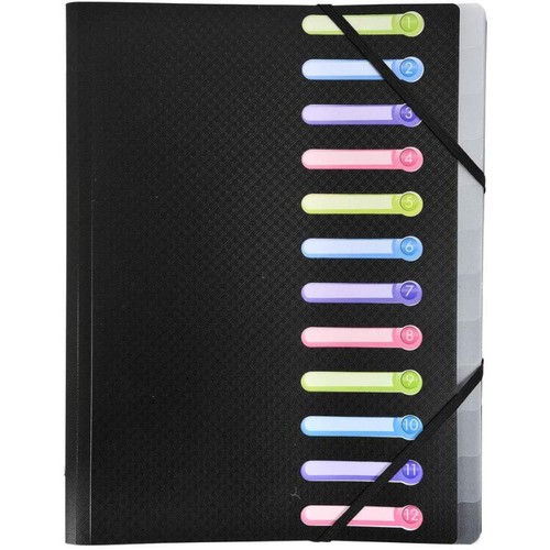 Trieur compartiments noir - trieur, 12