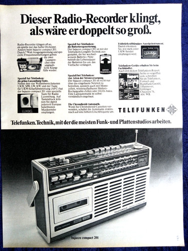 Telefunken radio recorder - radio,