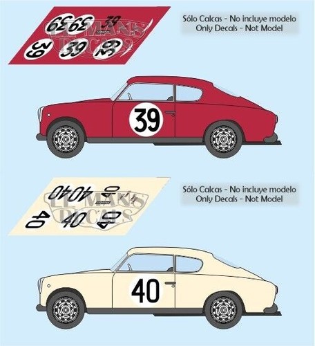 Décal lancia aurelia b20 - lancia,
